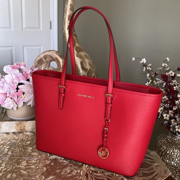 Michael Kors Handbags - Michael Kors red tote
